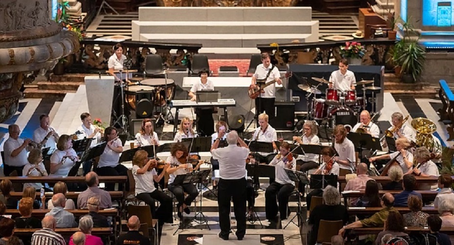 Alleluia Orchestra at Collegiate Church of Bellinzona, courtesy of Albertoni Photography